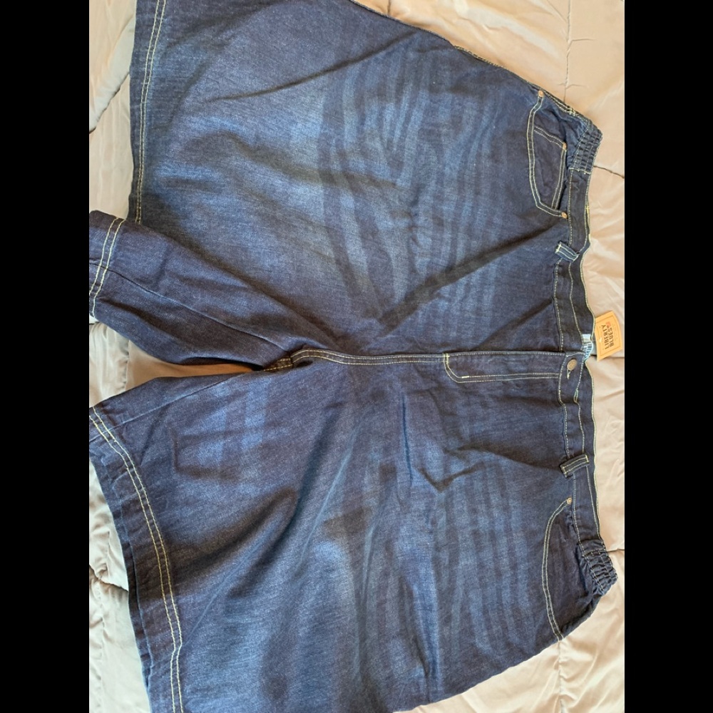 NWT Big and Tall Mens size 58 Liberty Blues denim shorts